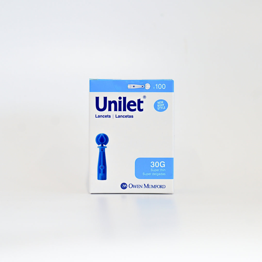 100 Count Unilet Lancets - 30G (standard)