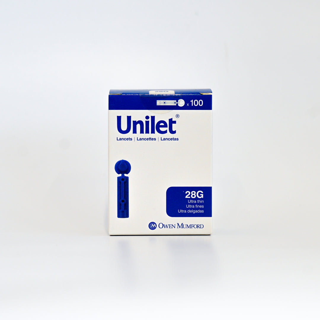 100 Count Unilet Lancets - 28G